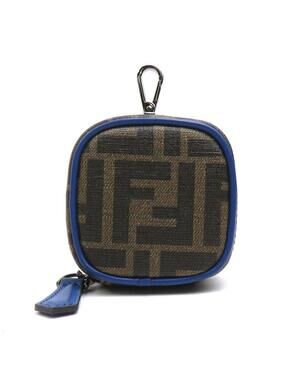 Auth Fendi Zucca Earphone Case Air Pods #302977F21B
